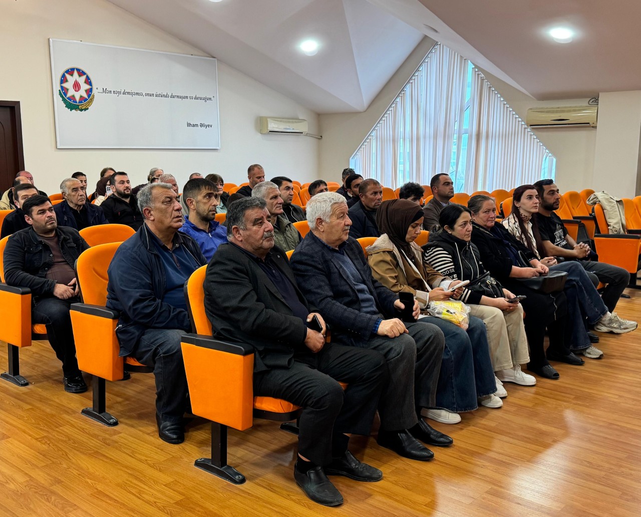 Keçmiş məcburi köçkünlər növbəti dəfə maarifləndirildi - FOTOLAR